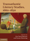 Transatlantic Literary Studies, 1660-1830 (eBook)